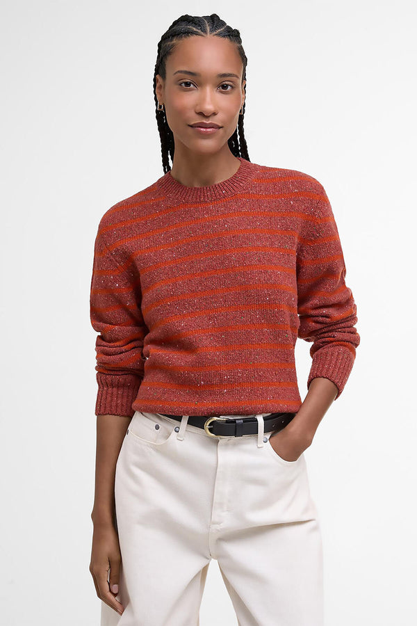 Claydon Striped Crew Neck Jumper