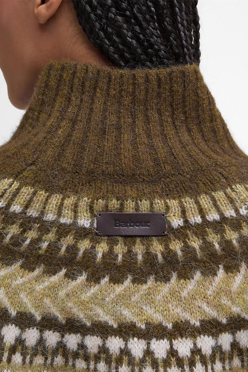 Lorrie Fair Isle Roll-Neck Jumper