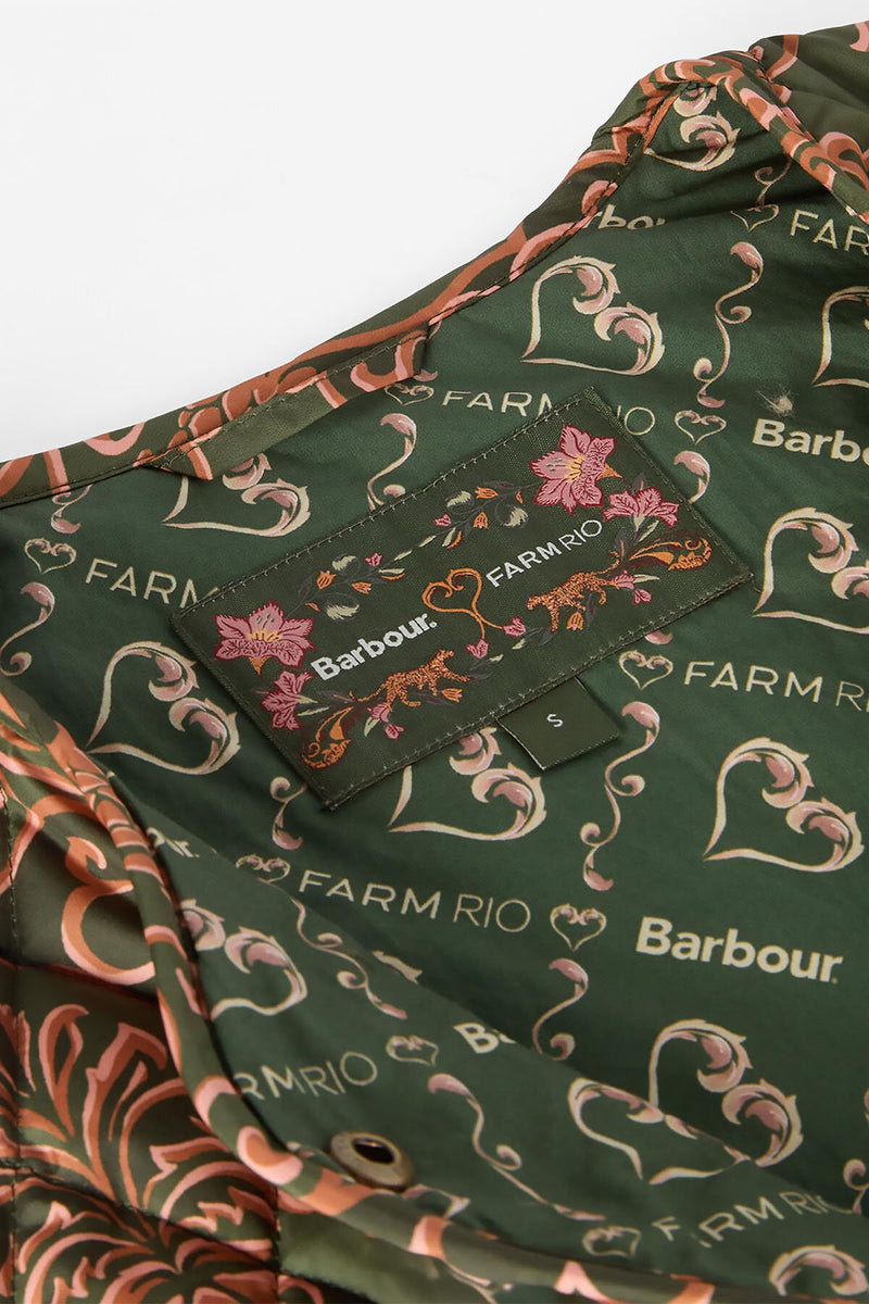 Barbour x FARM Rio Fernanda Liner