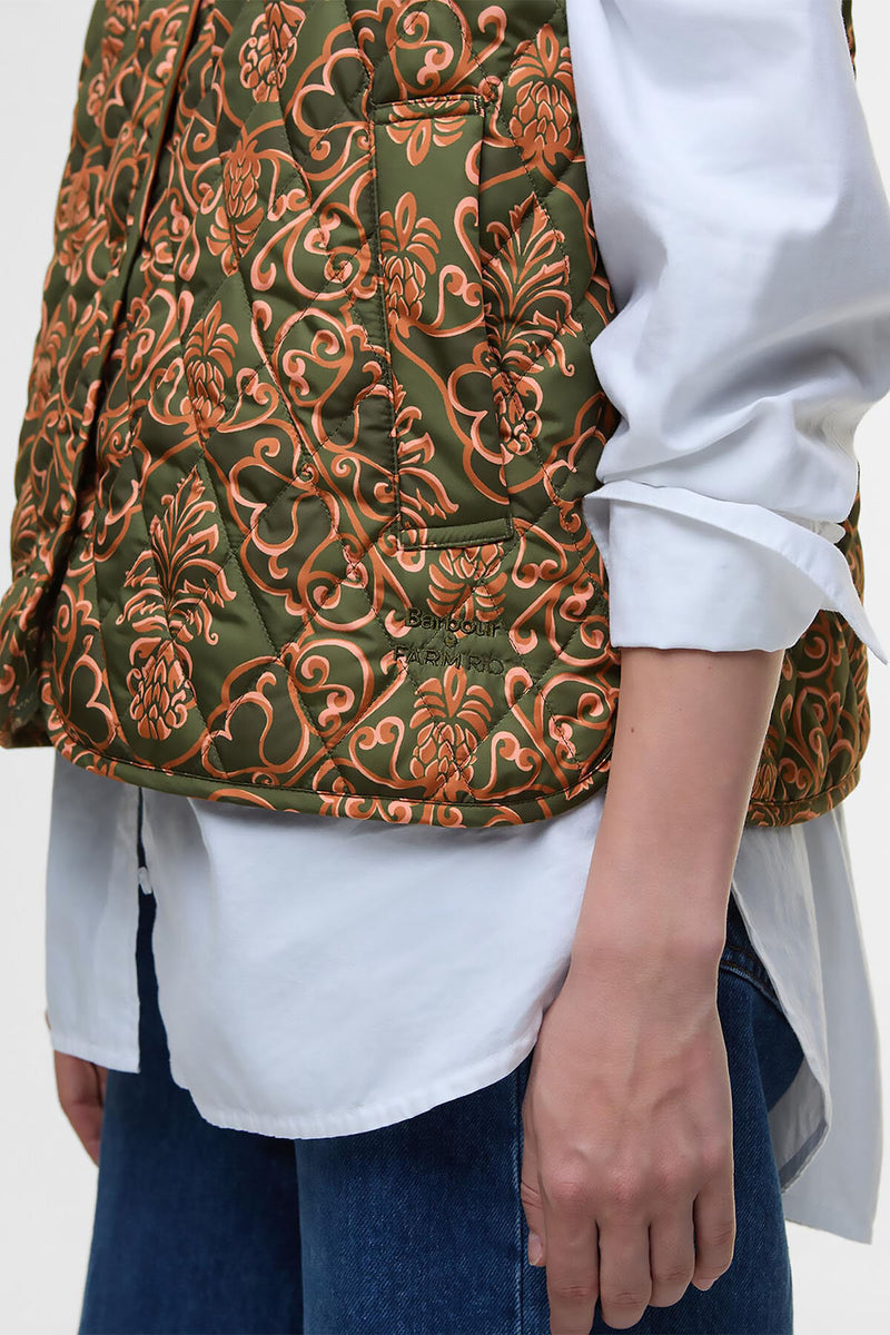 Barbour x FARM Rio Fernanda Liner