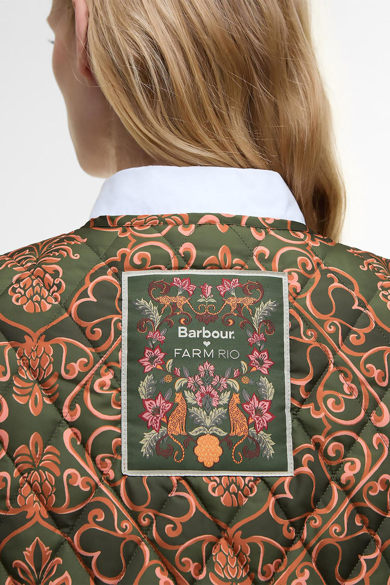 Barbour x FARM Rio Fernanda Liner