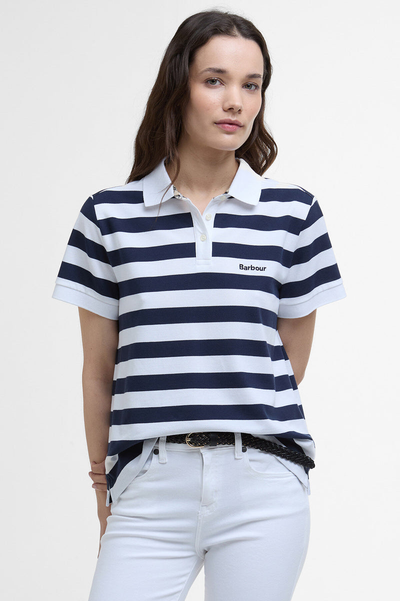 Ashbourne Striped Polo Shirt