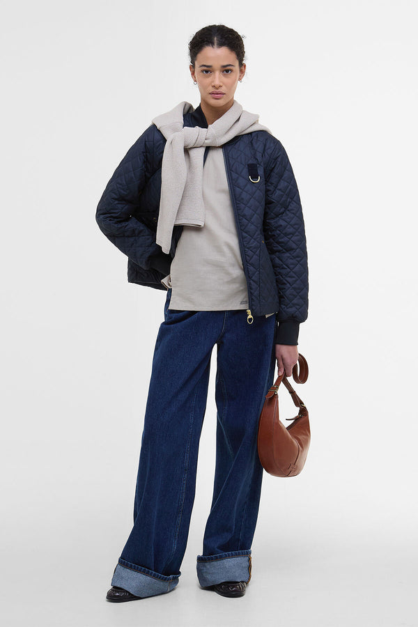 Reyna Quilted Bomber Jacket