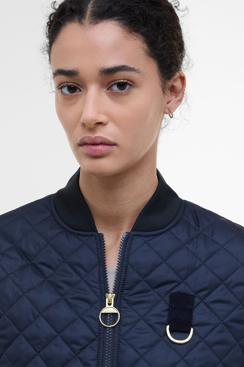 Reyna Quilted Bomber Jacket