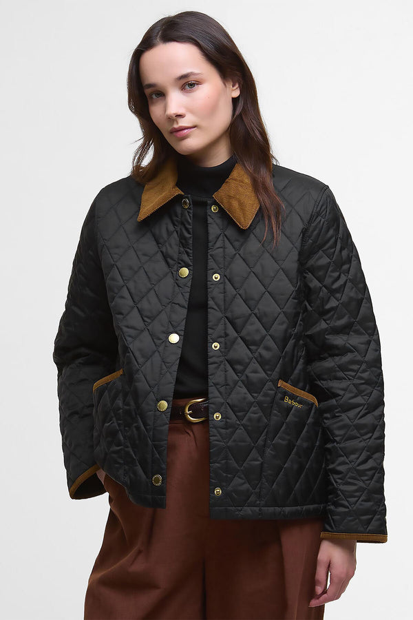 Barbour Icons Cropped Liddesdale Quilted Jacket