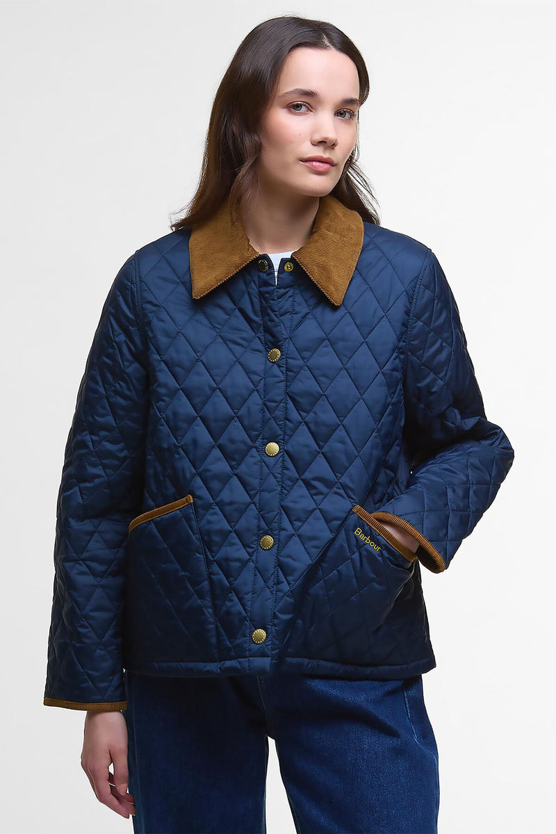 Barbour Icons Cropped Liddesdale Quilted Jacket