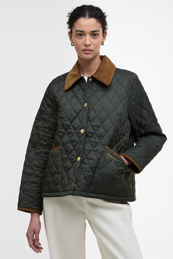 Barbour Icons Cropped Liddesdale Quilted Jacket