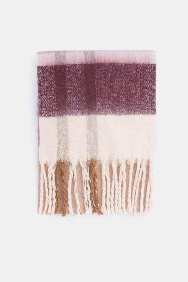 Isla Tartan Boucle Scarf