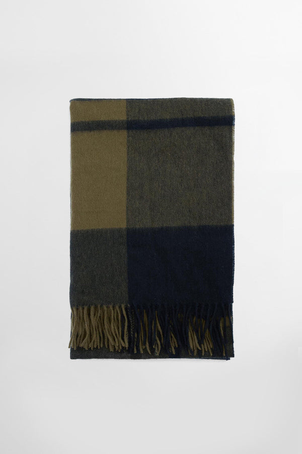 Sciarpa con motivo tartan in lana d’agnello Maxine