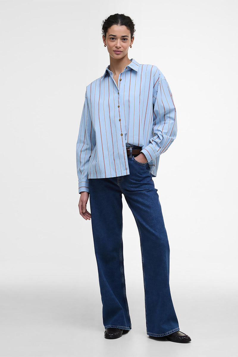 Camicia Saffron con motivo a righe dalla vestibilità comoda