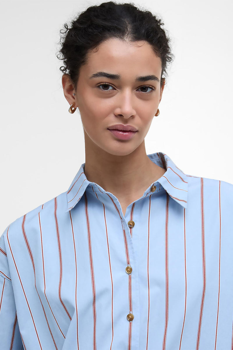 Camicia Saffron con motivo a righe dalla vestibilità comoda