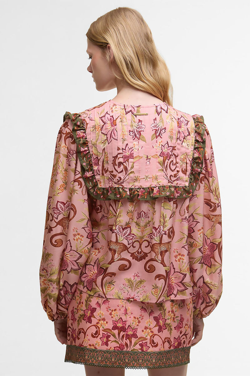 Barbour x FARM Rio Cami Long-Sleeved Blouse