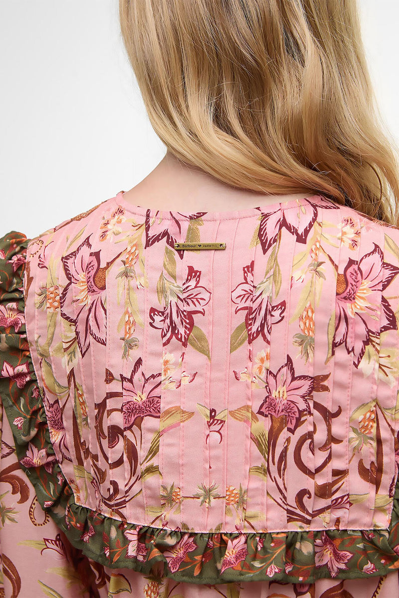 Barbour x FARM Rio Cami Long-Sleeved Blouse