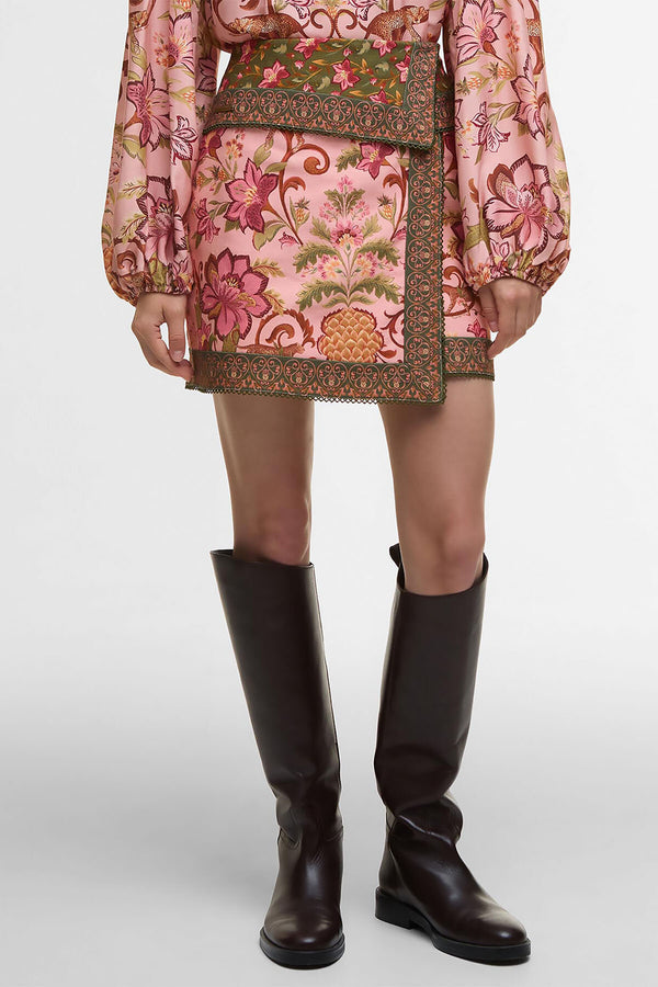 Mini gonna Thais Barbour x FARM Rio