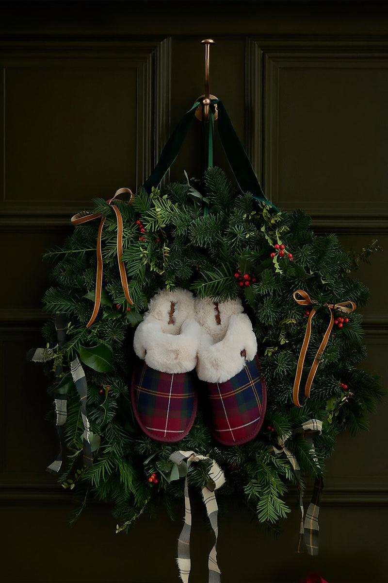 Mule in tartan Claudia