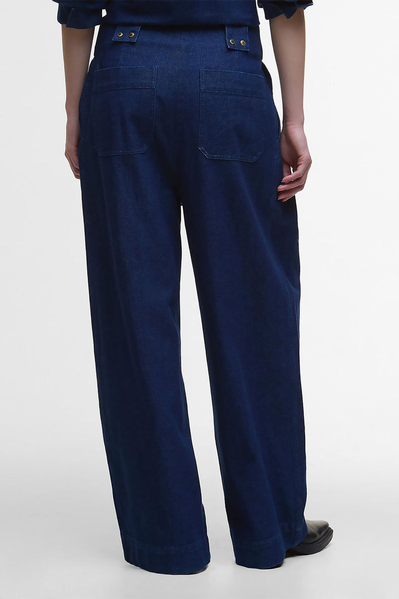Arla Denim Wide-Leg Trousers