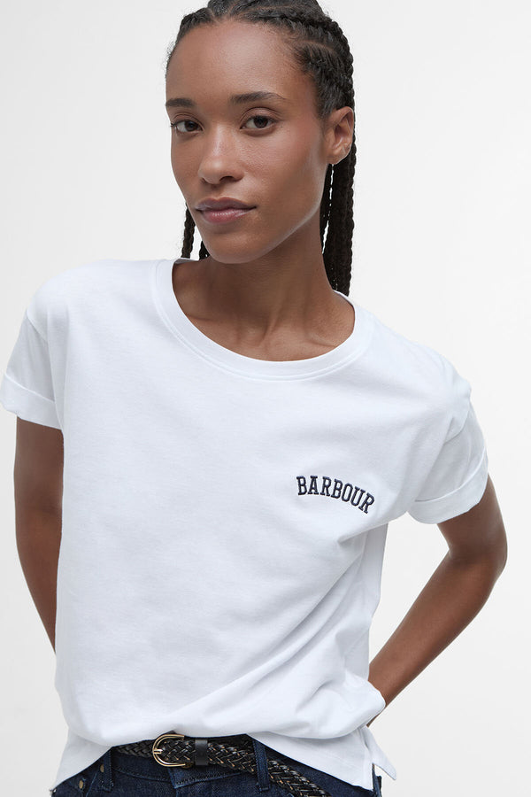 T-shirt con logo Kenmore Barbour