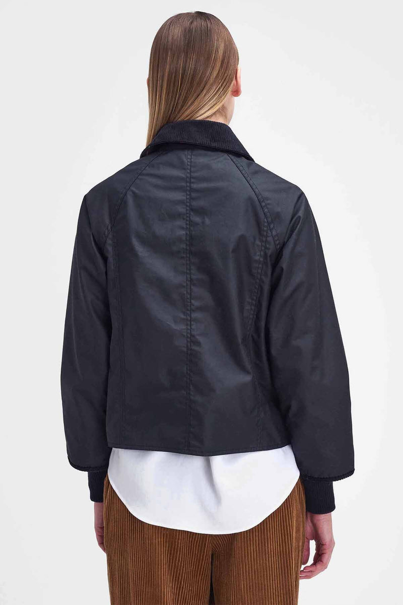 Cropped Beadnell Waxed Jacket