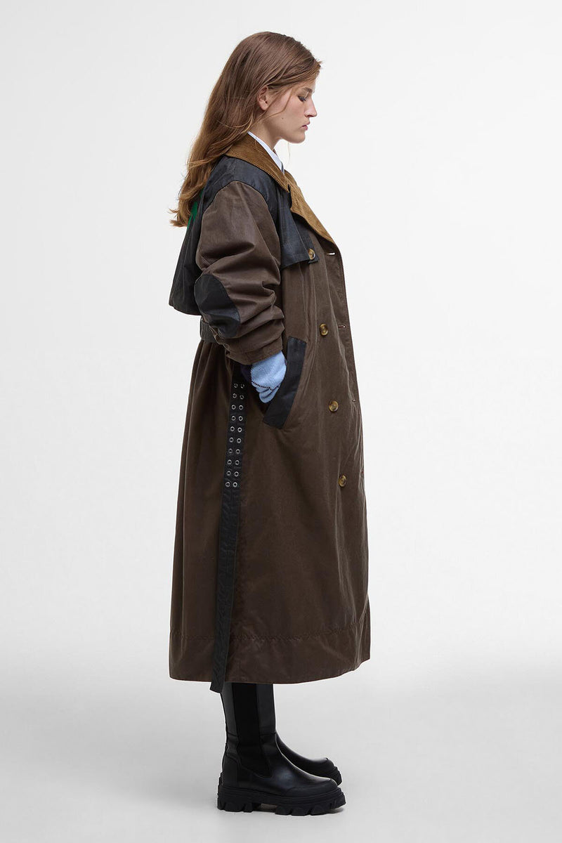 Barbour Ganni Wax Trench