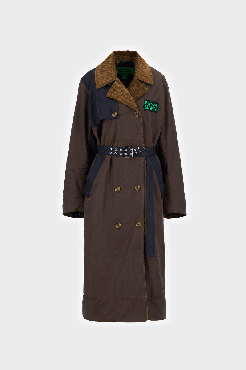 Trench cerato Barbour Ganni