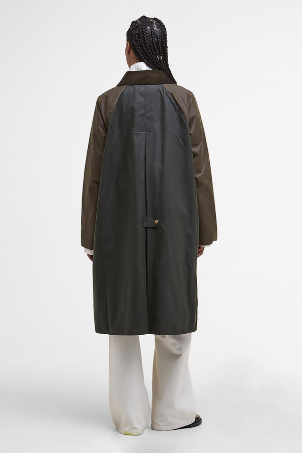 Evette Waxed Car Coat
