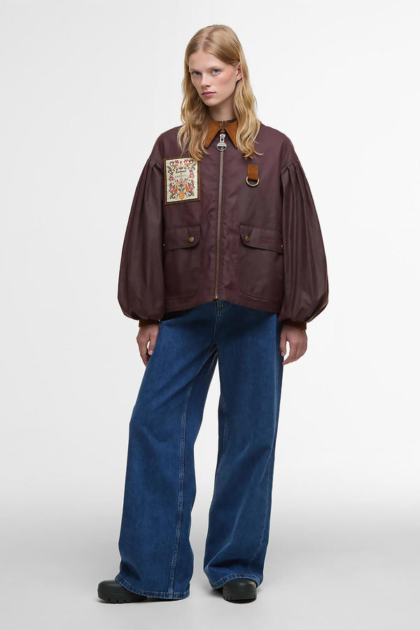 Giacca cerata Thais Barbour x FARM Rio