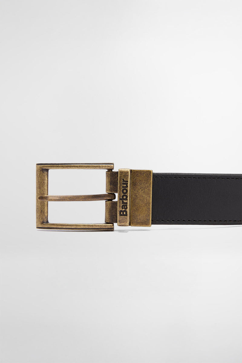 Reversible Tartan Leather Belt