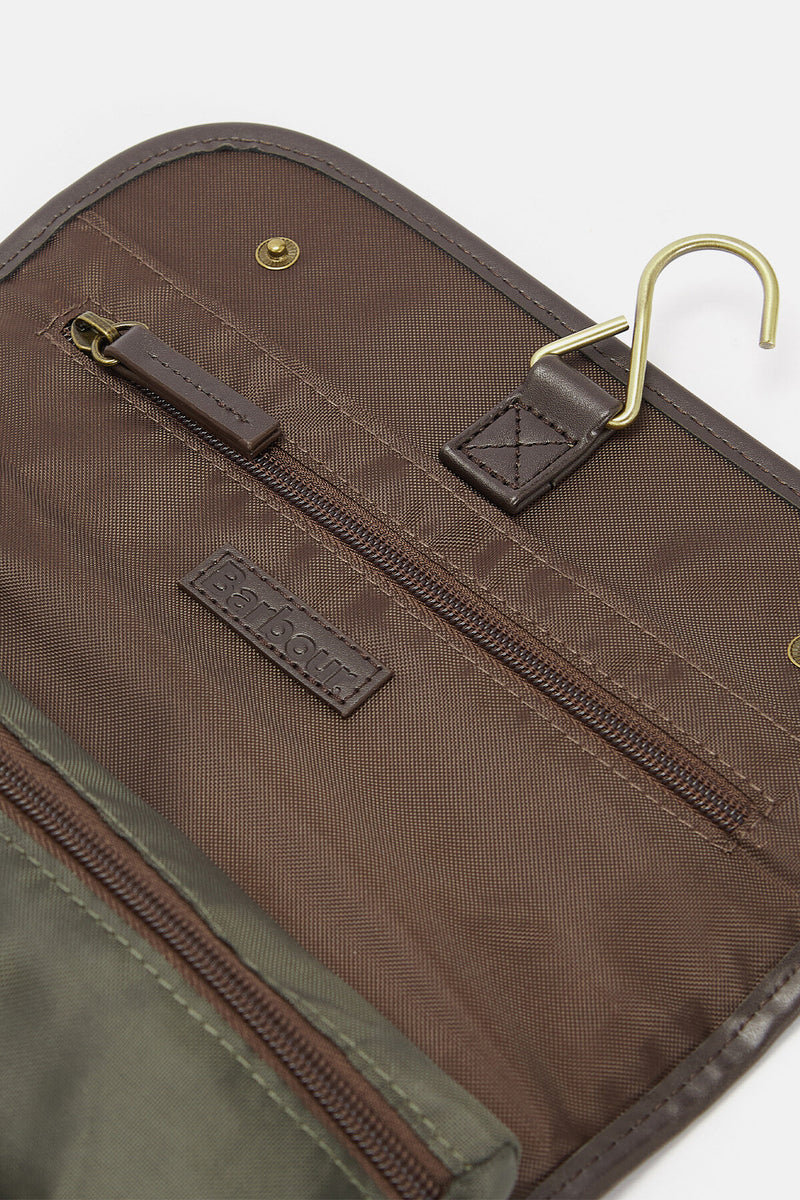 Barbour Wax Hanging Washbag