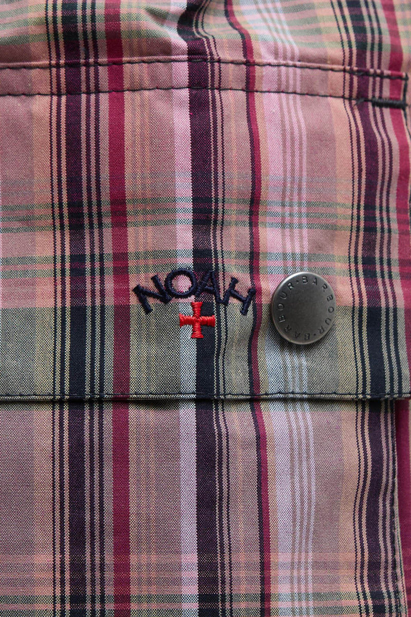 Giacca casual Bedale con motivo madras Barbour x NOAH