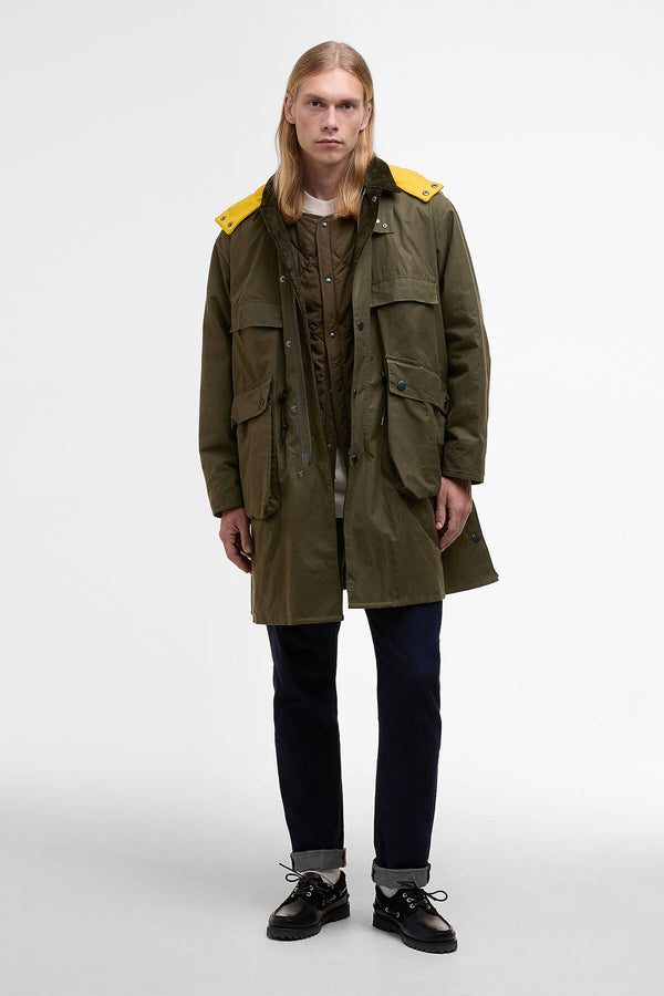 Cappotto casual oversize Bedale in stile country Barbour x Kaptain Sunshine