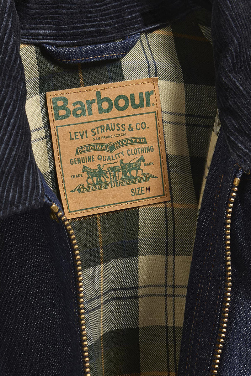 Giacca in denim Bedale oversize Barbour x Levi's