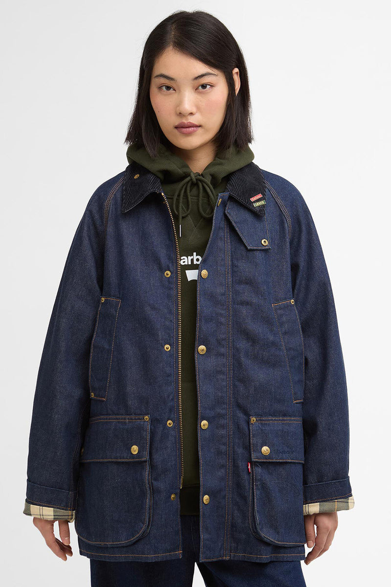 Giacca in denim Bedale oversize Barbour x Levi's