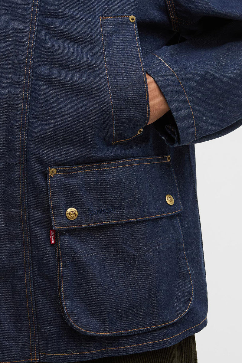 Giacca in denim Bedale oversize Barbour x Levi's
