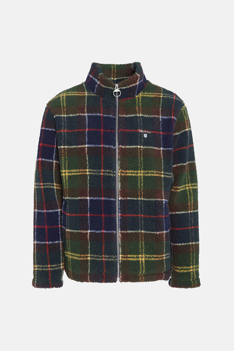 Tartan Fleece Zip Through
