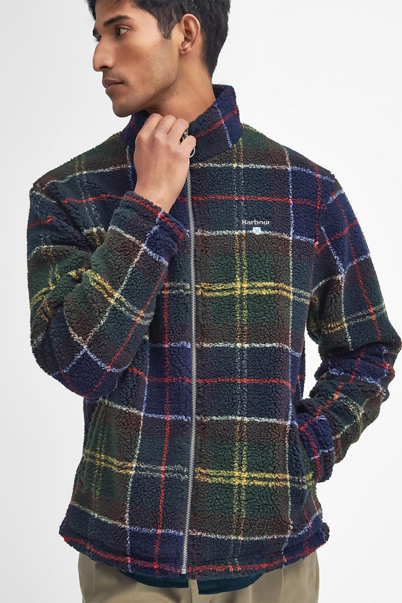 Tartan Fleece Zip Through