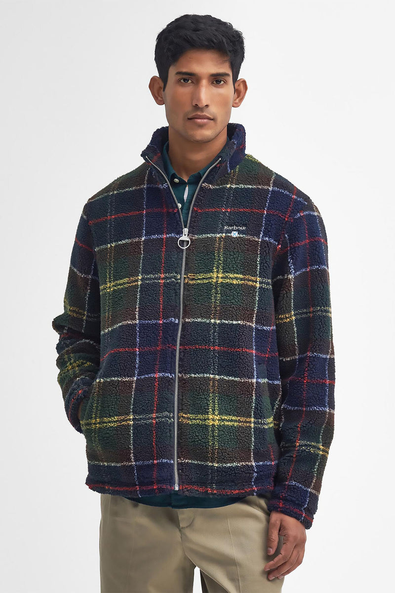 Tartan Fleece Zip Through
