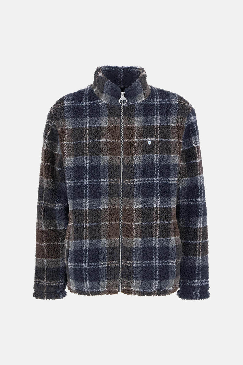 Tartan Fleece Zip Through