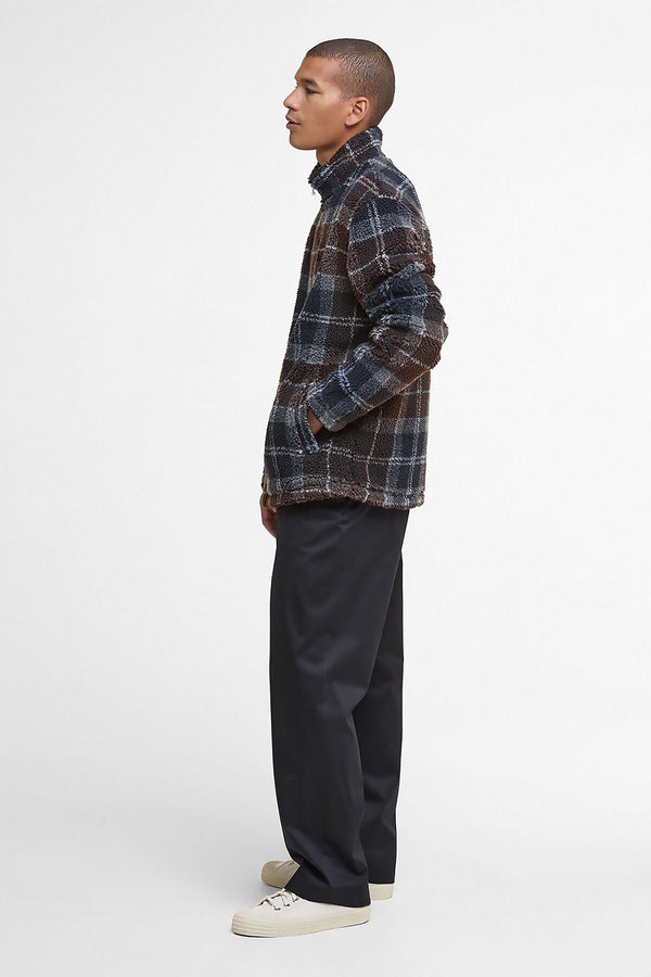 Tartan Fleece Zip Through