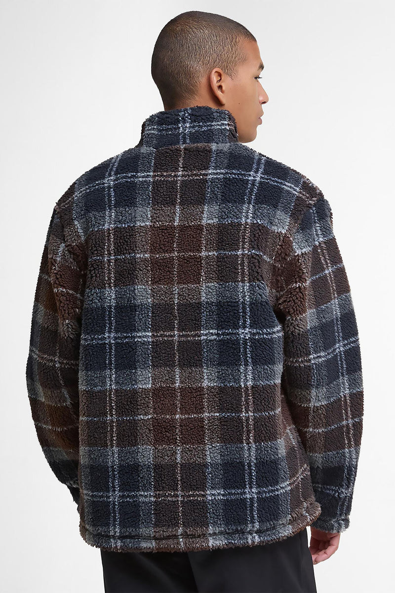 Tartan Fleece Zip Through