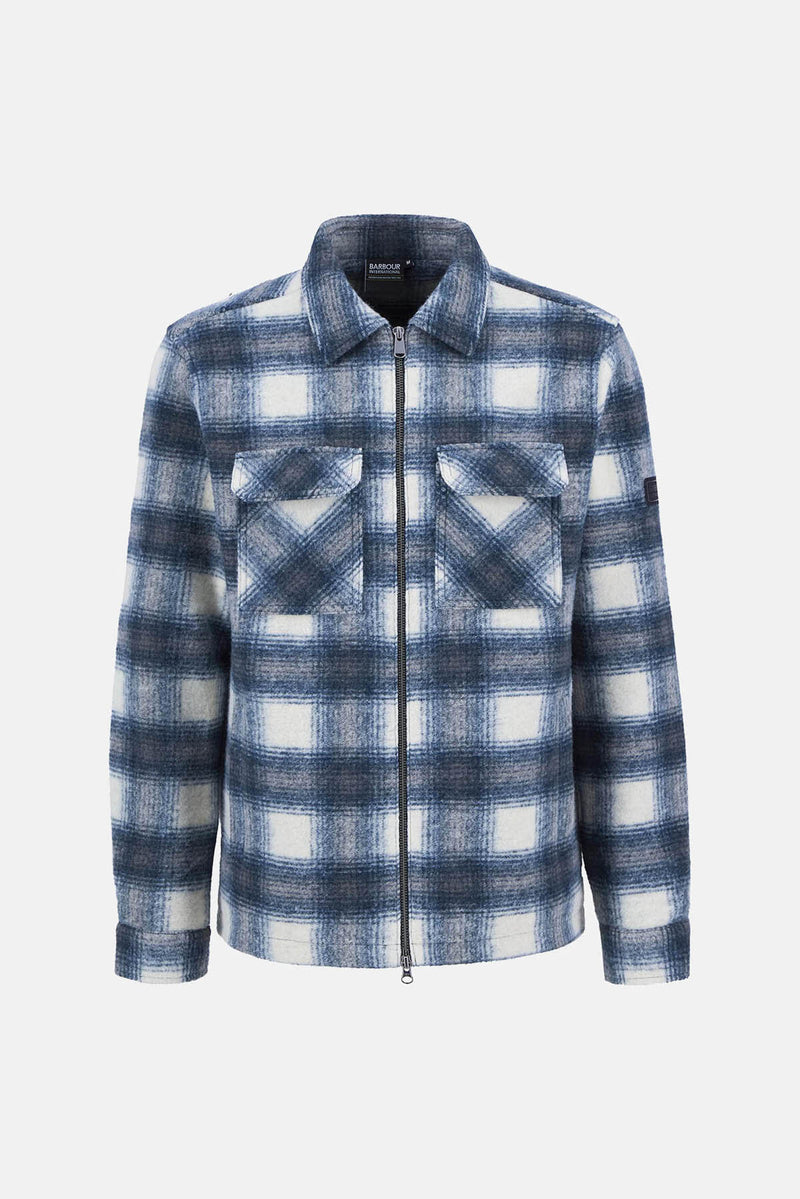 Overshirt in pile spazzolato Clayton