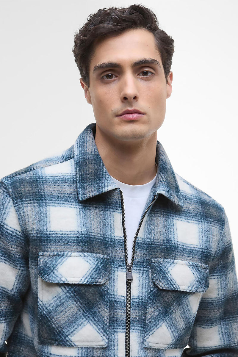 Overshirt in pile spazzolato Clayton