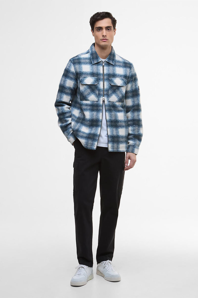 Overshirt in pile spazzolato Clayton