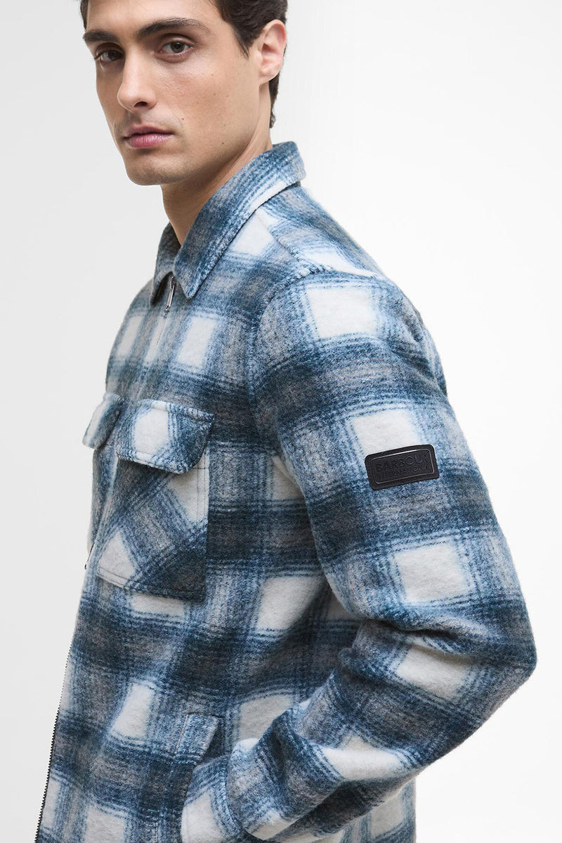 Overshirt in pile spazzolato Clayton