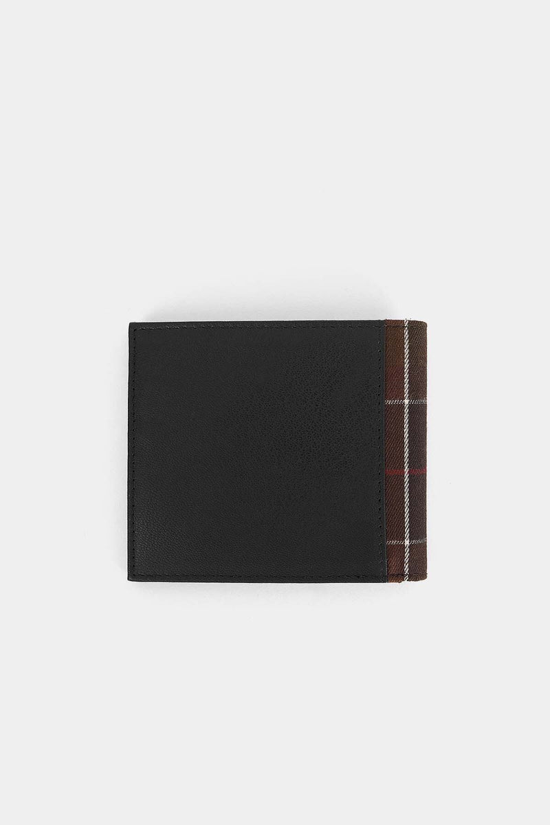 Leather/Tartan Wallet & Card Holder Gift Set