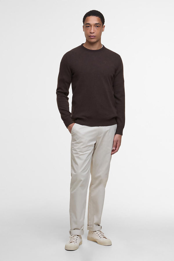 Essential L/Wool Crew Neck