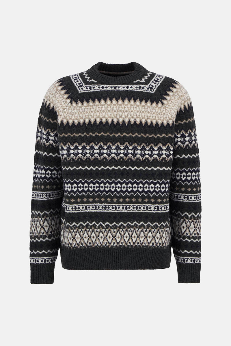 Hase Fair Isle Crew Neck Jumper