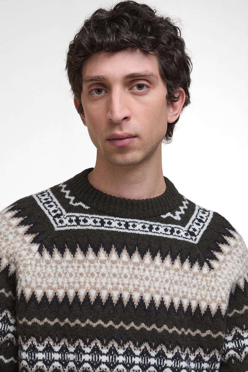 Hase Fair Isle Crew Neck Jumper