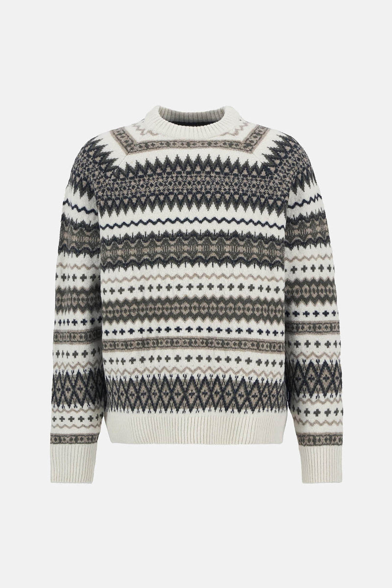 Barbour Hase Fair Isle Crew Neck Jumper