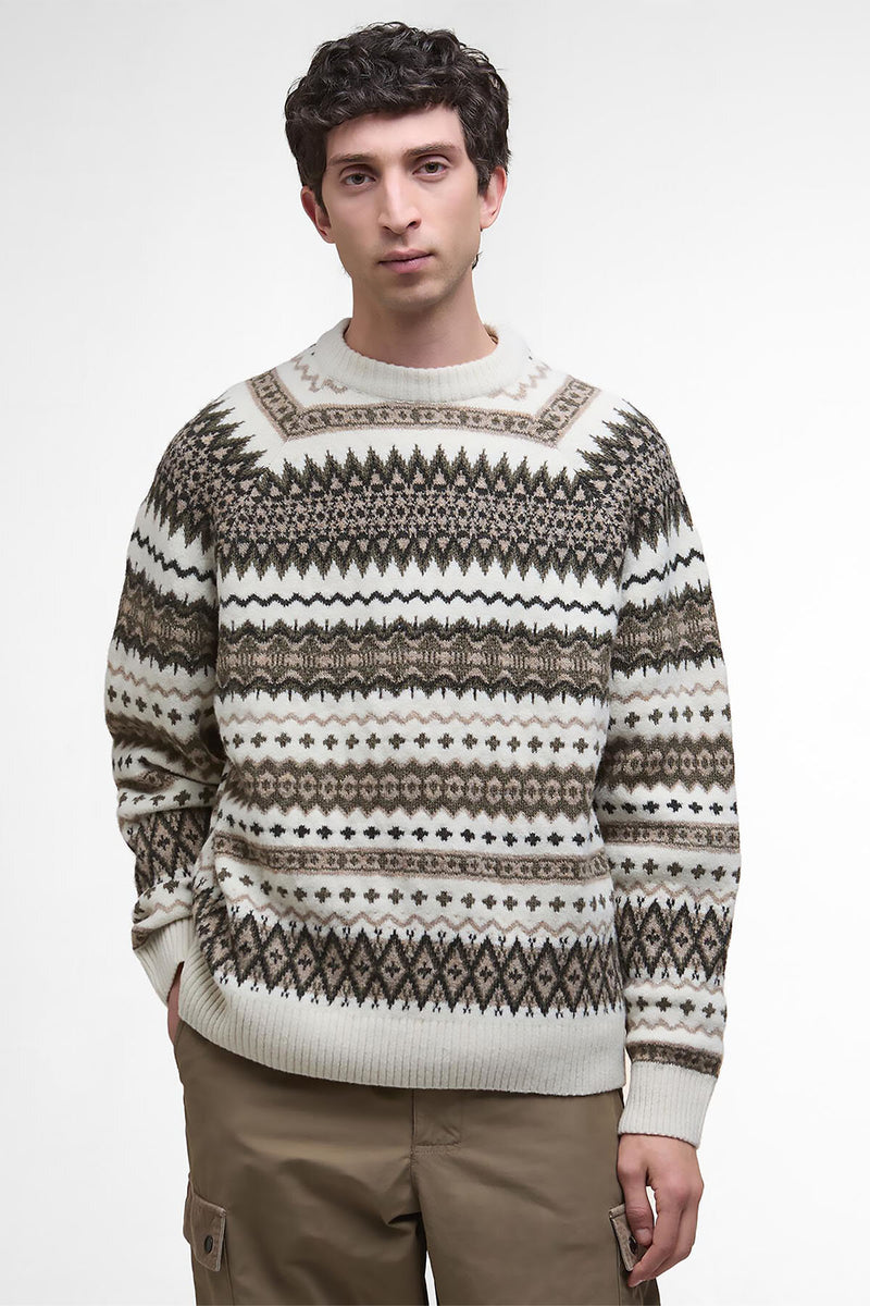 Barbour Hase Fair Isle Crew Neck Jumper
