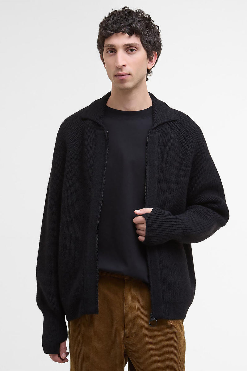 Barbour Garthman Knitted Zip-Up Jumper
